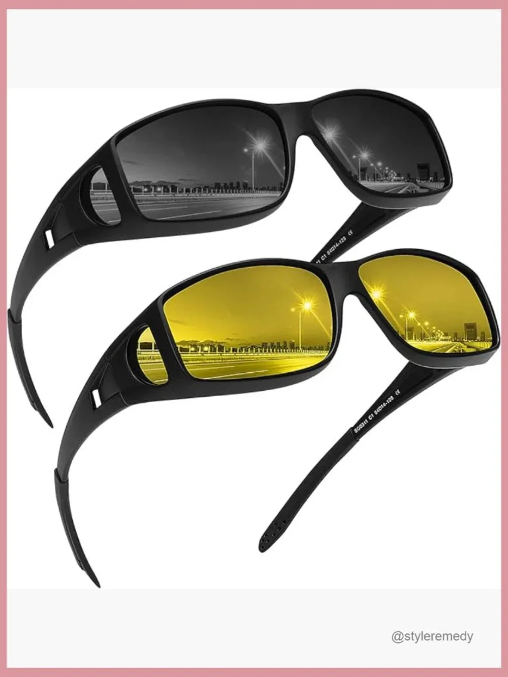 Fit Over Glasses Sunglasses Polarized UV400 Protection Wrap Around